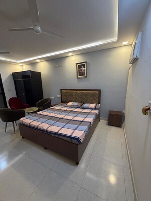 Bedroom in 1 BHK Builder Floor at Jangpura – for Rent