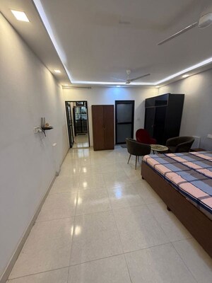 Building Lobby in 1 BHK Builder Floor at Jangpura – for Rent
