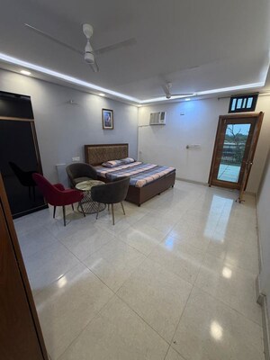 Living Room in 1 BHK Builder Floor at Jangpura – for Rent