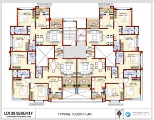 Master Plan in 3 BHK Apartment at Balewadi – for Rent