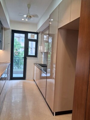 Building Lobby in 4 BHK Apartment at Greater Kailash I – for Rent