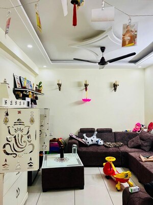 Living Room in 3 BHK Apartment at Khanpur – for Rent