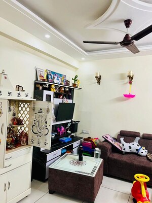 Living Room in 3 BHK Apartment at Khanpur – for Rent