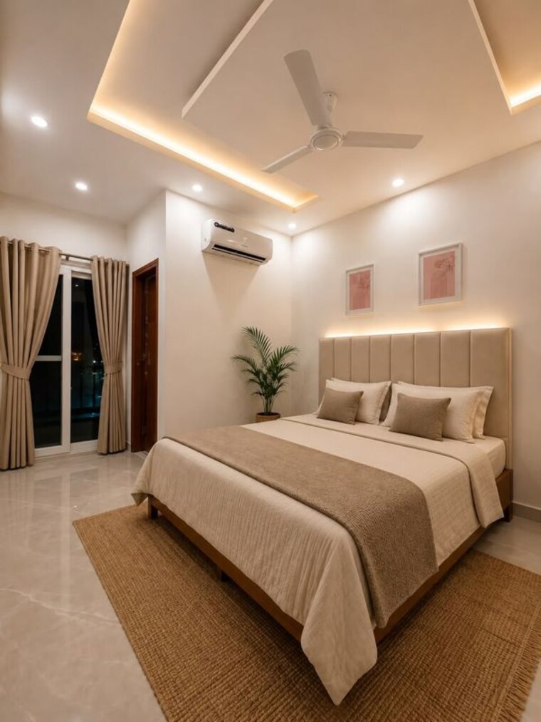 Bedroom, jaipurias-sunrise-greens-zirakpur 3 Bedroom 1747 Sq.Ft. Apartment In Vip Road Zirakpur 10780544