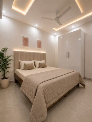 Bedroom in 3 BHK Apartment at Jaipurias Sunrise Greens Zirakpur, Vip Road – for Rent