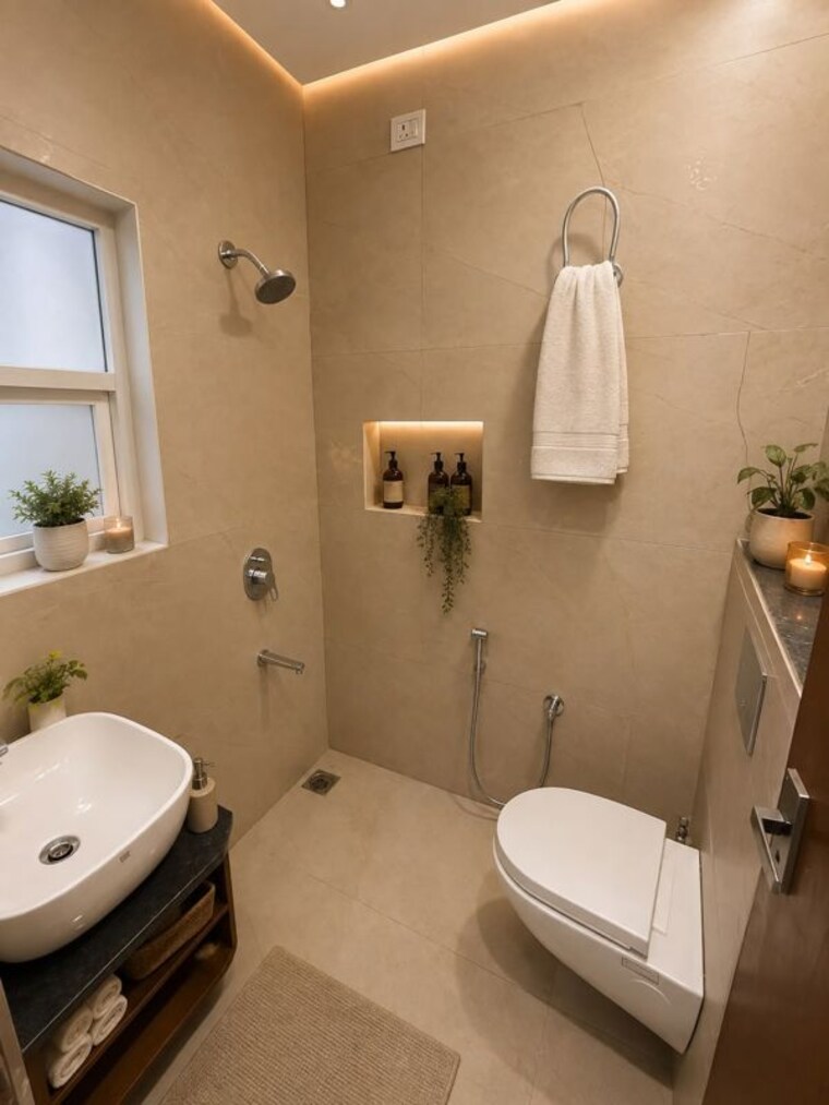 Bathroom, jaipurias-sunrise-greens-zirakpur 3 Bedroom 1747 Sq.Ft. Apartment In Vip Road Zirakpur 10780544