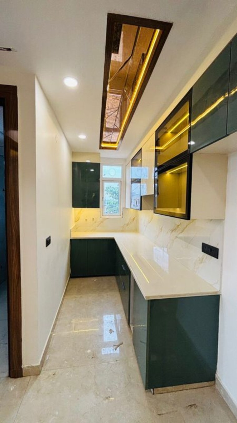 Kitchen, ambesten-twin-county 2 Bedroom 910 Sq.Ft. Builder Floor In Sector 1 Greater Noida Greater Noida 10780570