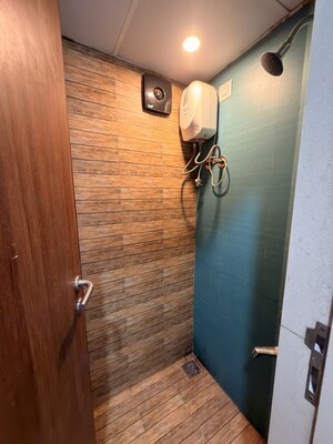 Bathroom in 1 BHK Apartment at Lodha Crown Quality Homes, Majiwada – for Rent