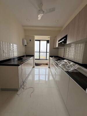 Kitchen in 3 BHK Apartment at Kalpataru Magnus, Bandra East – for Rent