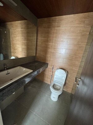 Bathroom in 3 BHK Apartment at Kalpataru Magnus, Bandra East – for Rent