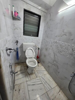Bathroom in 1 BHK Apartment at Mittal Tower CHS, Kopar Khairane – for Sale