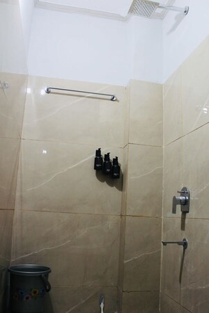 Bathroom in 1 BHK Builder Floor at Chattarpur – for Rent