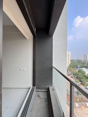 Balcony in 2 BHK Apartment at USD Unique Vistas, Manpada – for Sale