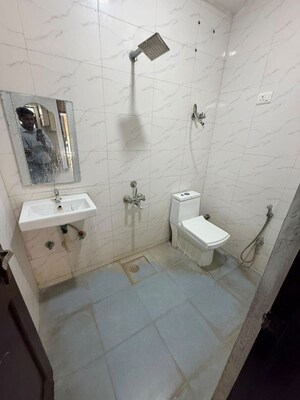Bathroom in 2 BHK Builder Floor at Neb Sarai – for Rent