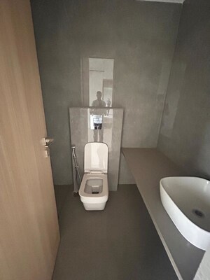Bathroom in 3 BHK Apartment at Tricity Montview, Sanpada – for Rent