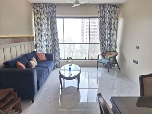 Living Room in 3 BHK Apartment at Aum Nav Kiran, Khar West – for Rent