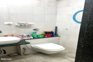 Bathroom in 3 BHK Apartment at Padmachaya CHS, Kharadi – for Rent