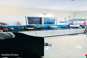 Kitchen in 3 BHK Apartment at Padmachaya CHS, Kharadi – for Rent
