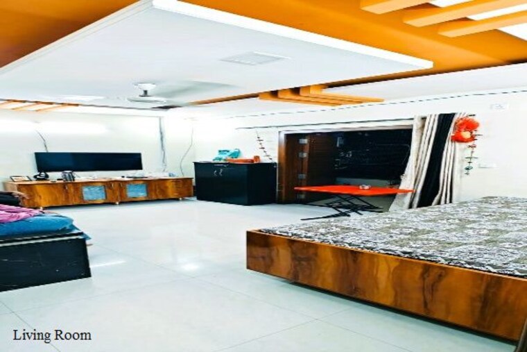 Living Room, padmachaya-chs 3 Bedroom 1500 Sq.Ft. Apartment In Kharadi Pune 10780675