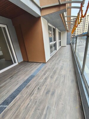 Balcony in 3 BHK Apartment at Shubh Nirvana, Viman Nagar – for Rent