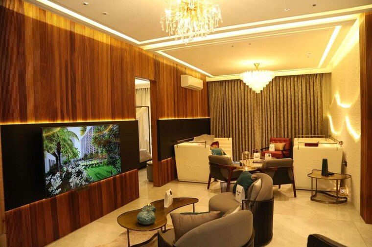 Living Room, noble-callista 4 Bedroom 3500 Sq.Ft. Apartment In Sector 66 B Mohali 10780729