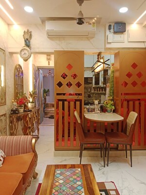 Living Room in 1 BHK Apartment at Dynamix Avanya, Dahisar East – for Sale