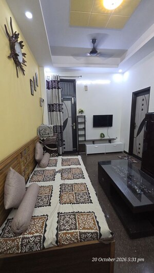 Living Room in 2 BHK Builder Floor at Nyay Khand I – for Rent