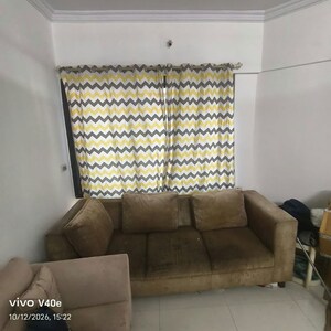 Living Room in 1 BHK Apartment at Greenfield Rocks CHS, Jogeshwari East – for Rent