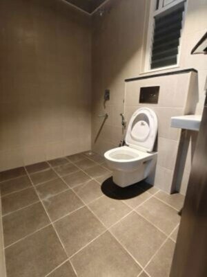 Bathroom in 2 BHK Apartment at Adarsh Greens, Kogilu – for Rent