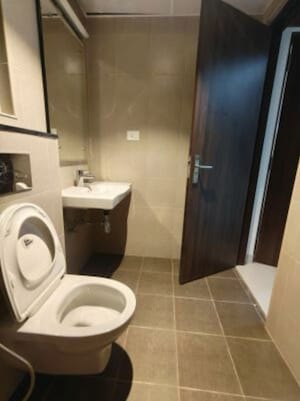 Bathroom in 2 BHK Apartment at Adarsh Greens, Kogilu – for Rent