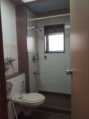 Bathroom in 3 BHK Apartment at Siddharudh Bhuvan, Khar West – for Rent