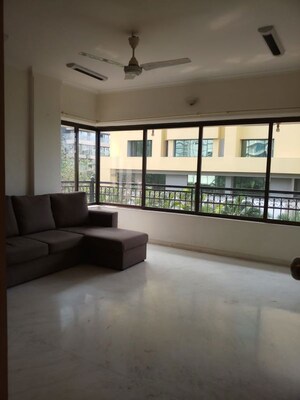 Living Room in 3 BHK Apartment at Siddharudh Bhuvan, Khar West – for Rent
