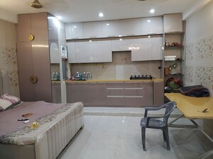 Kitchen in 1.5 BHK Builder Floor at Sector 12 – for Rent