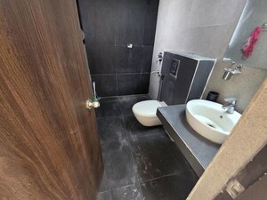 Bathroom in 2.5 BHK Apartment at Lodha Aurum, Kanjurmarg East – for Rent