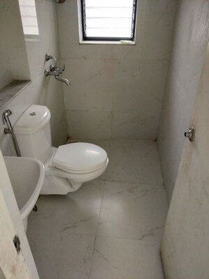 Bathroom in 1 BHK Apartment at Runwal Gardens Phase I, Dombivli East – for Rent
