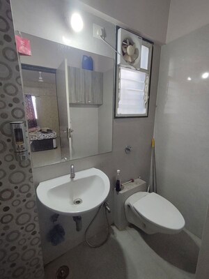 Bathroom in 2 BHK Apartment at Sancheti Belcastel, Mundhwa – for Rent