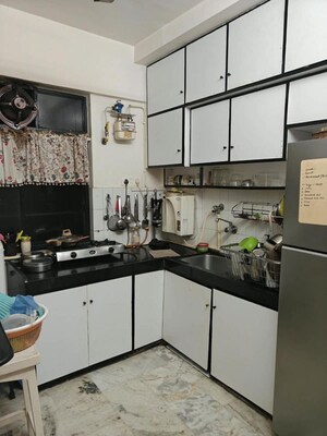 Kitchen in 1 BHK Apartment at Bandra West – for Rent