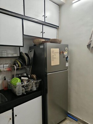 Kitchen in 1 BHK Apartment at Bandra West – for Rent