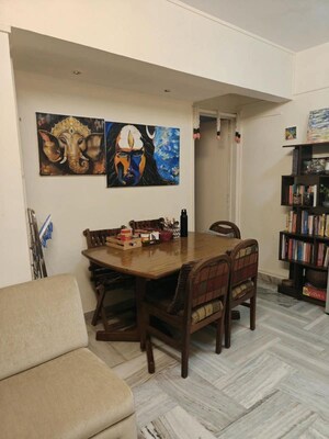 Living Room in 1 BHK Apartment at Bandra West – for Rent