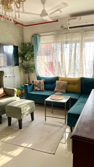 Living Room in 1 BHK Apartment at Shreedham Splendour, Andheri West – for Sale