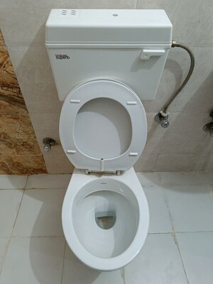 Bathroom in 2 BHK Apartment at Maa Karnikripa Homes, Gandhi Path – for Rent
