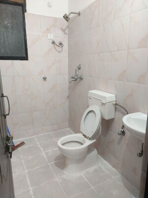 Bathroom in 2 BHK Apartment at Maa Karnikripa Homes, Gandhi Path – for Rent