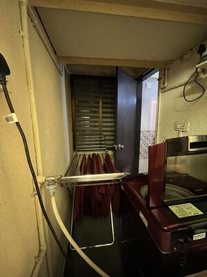 Staircase in 2 BHK Apartment at The Baya Goldspot, Andheri East – for Rent