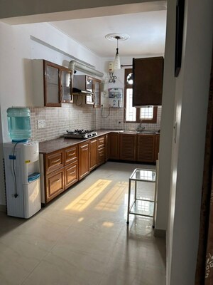 Kitchen in 3 BHK Apartment at Jaipurias Sunrise Greens Zirakpur, Vip Road – for Rent