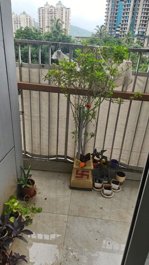 Balcony in 2 BHK Apartment at Tata Serein, Pokhran Road No Two – for Rent