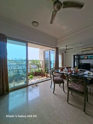 Living Room in 4 BHK Apartment at Hiranandani Estate Evelina, Ghodbunder Road – for Rent