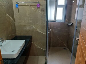 Bathroom in 3 BHK Apartment at Koncept The Botanika, Gachibowli – for Rent