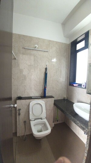 Bathroom in 3 BHK Apartment at CCI Rivali Park, Borivali East – for Rent
