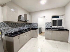 Kitchen in 4 BHK Apartment at Sjr Primecorp Vogue Residences, Whitefield – for Rent