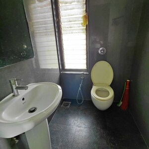 Bathroom in 3 BHK Apartment at Satellite Tower, Goregaon East – for Rent
